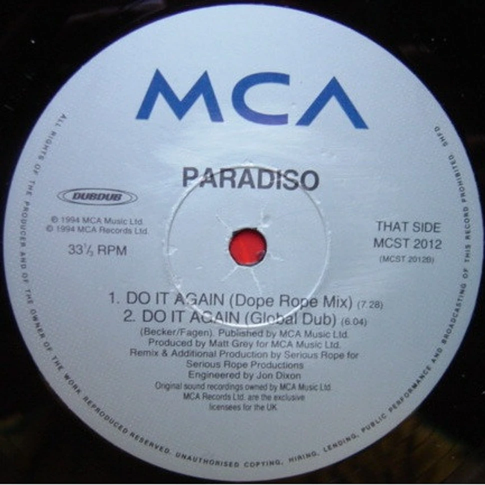 Paradiso - Do It Again