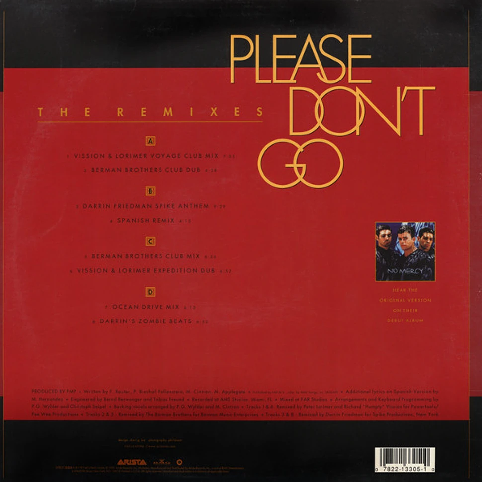 No Mercy - Please Don't Go (Remixes)