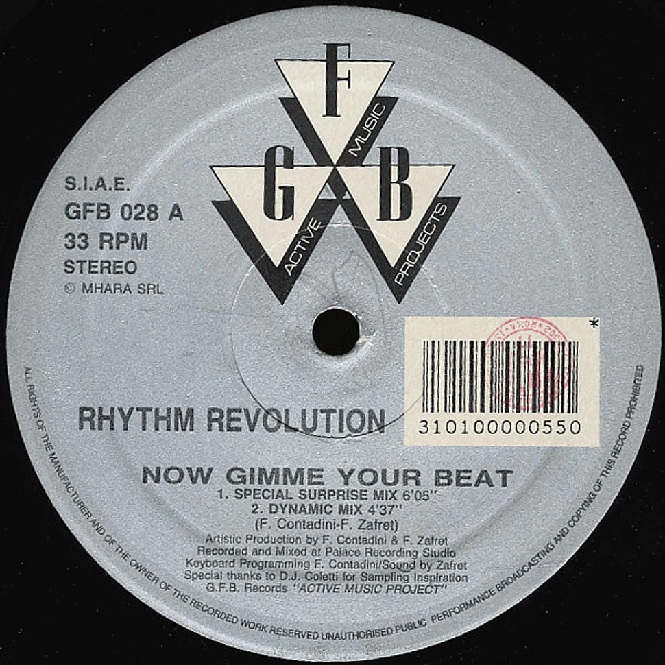 Rhythm Revolution - Now Gimme Your Beat