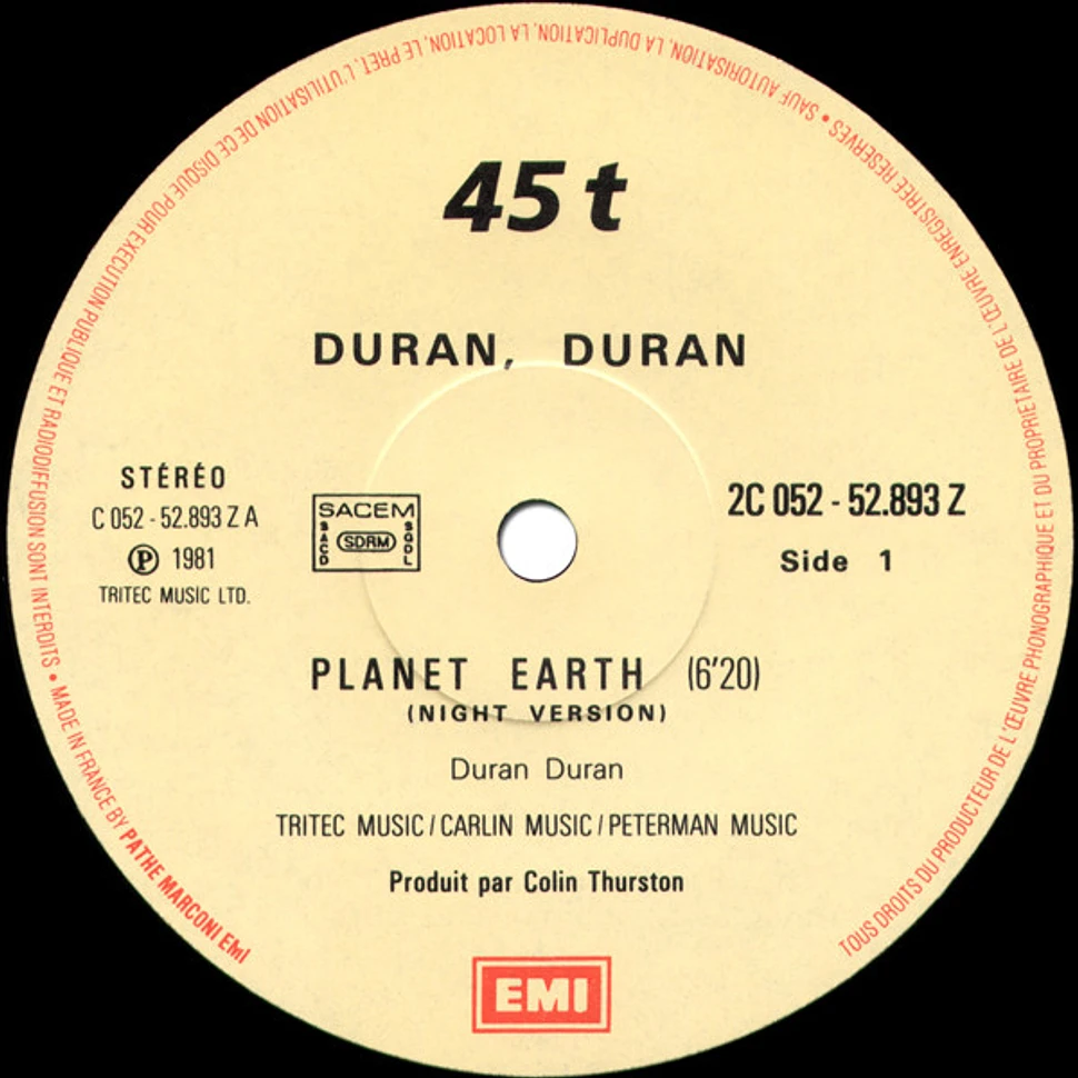 Duran Duran - Planet Earth (Special Night Version)