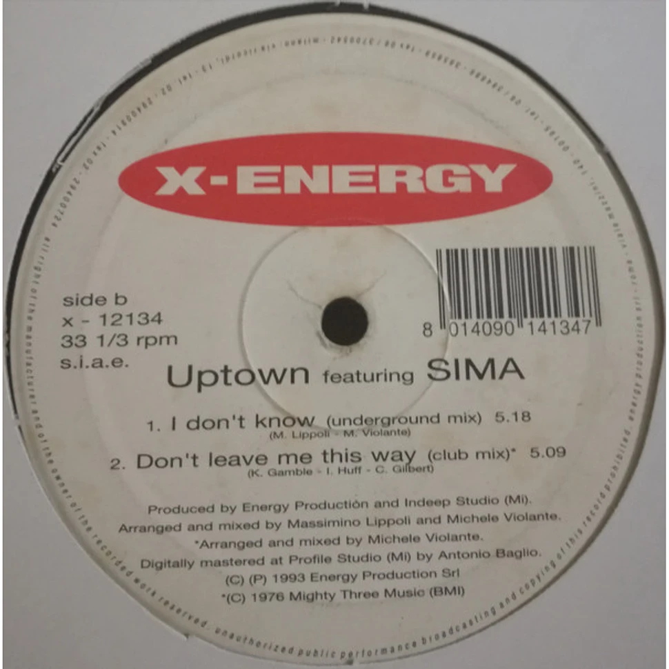 Uptown Featuring Sima - Don't Leave Me This Way