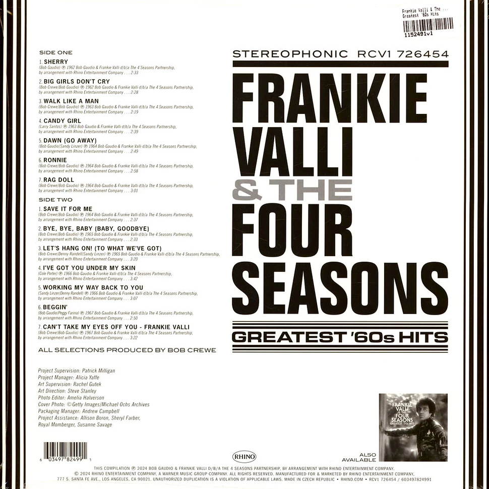 Frankie Valli & The Four Seasons - Greatest '60s Hits