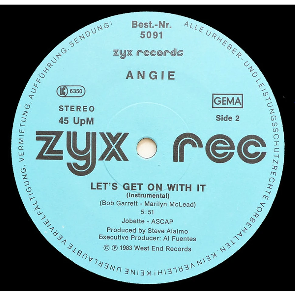 Angie - Let's Get On With It