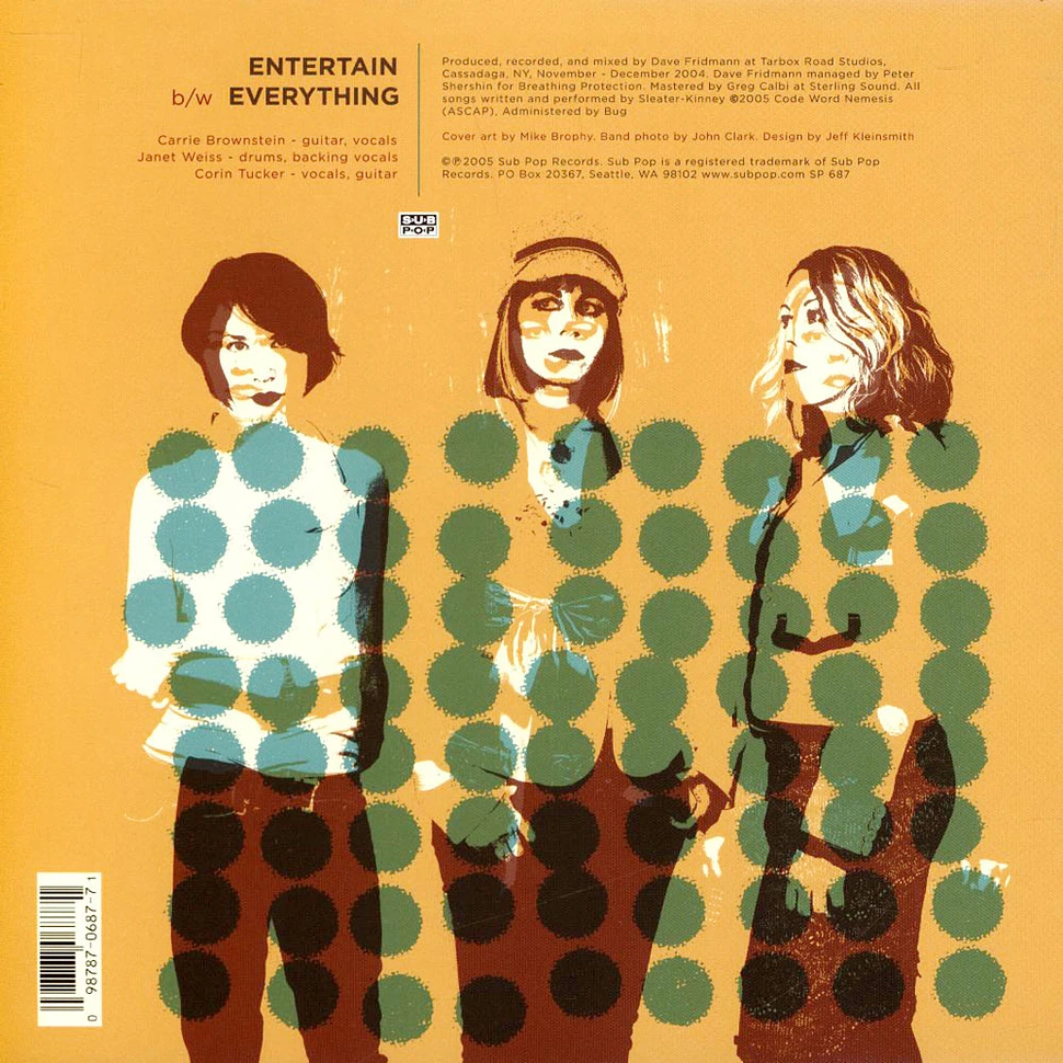 Sleater-Kinney - Entertain - Single