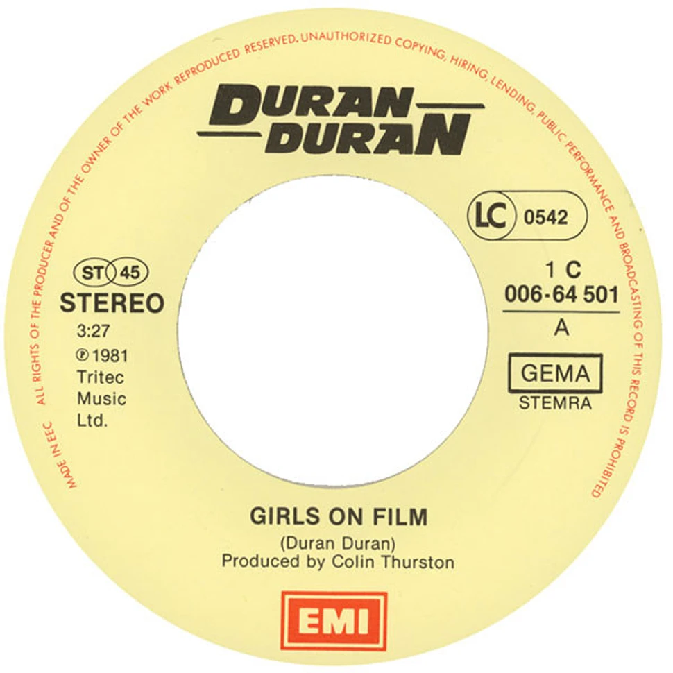 Duran Duran - Girls On Film