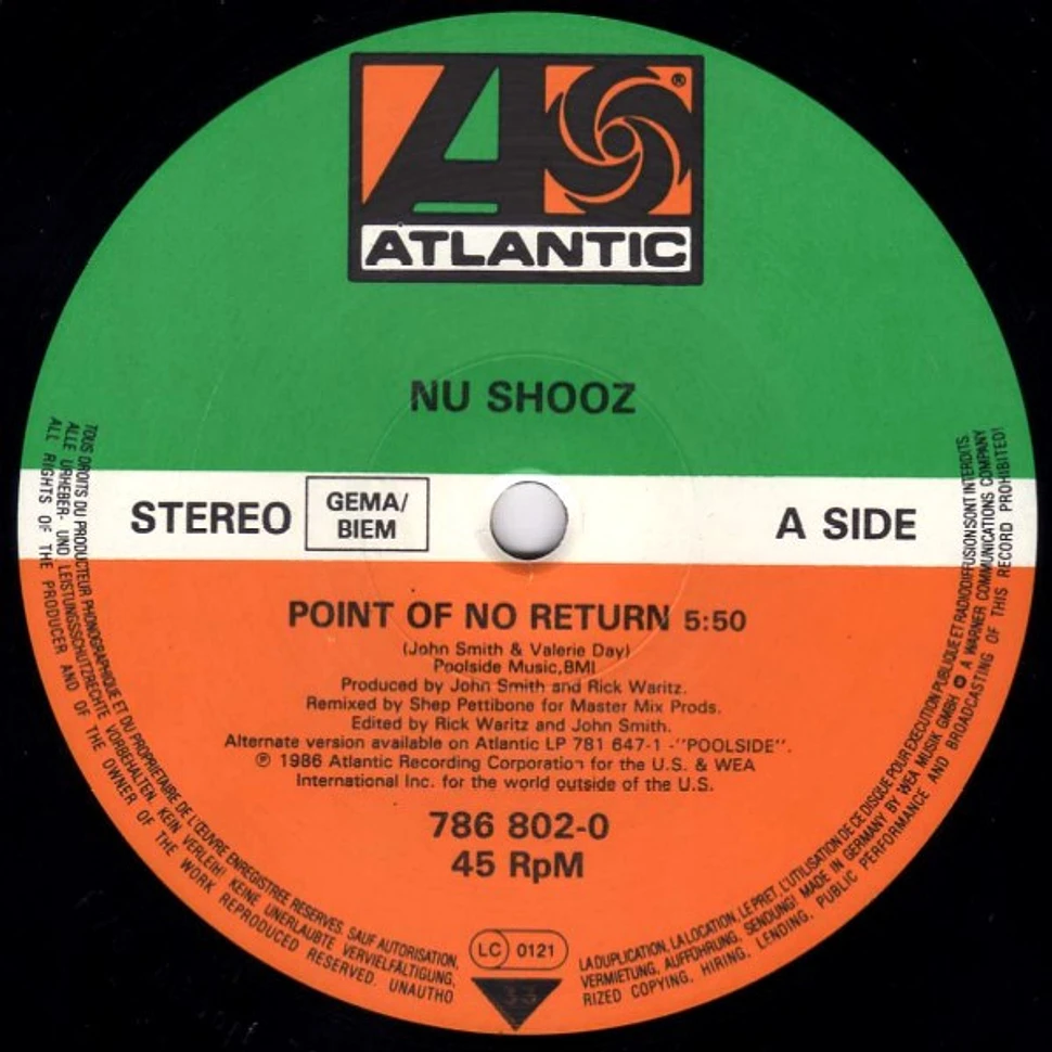 Nu Shooz - Point Of No Return