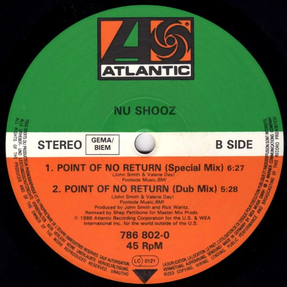 Nu Shooz - Point Of No Return