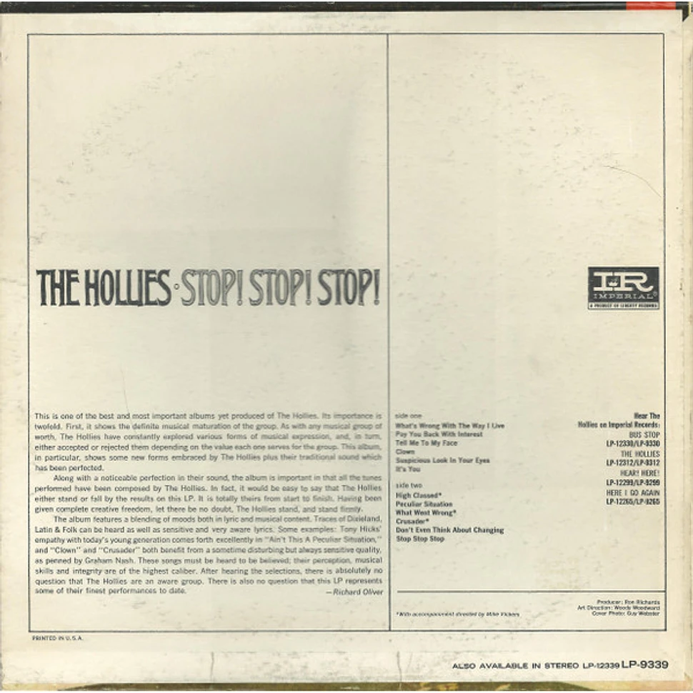 The Hollies - Stop! Stop! Stop!