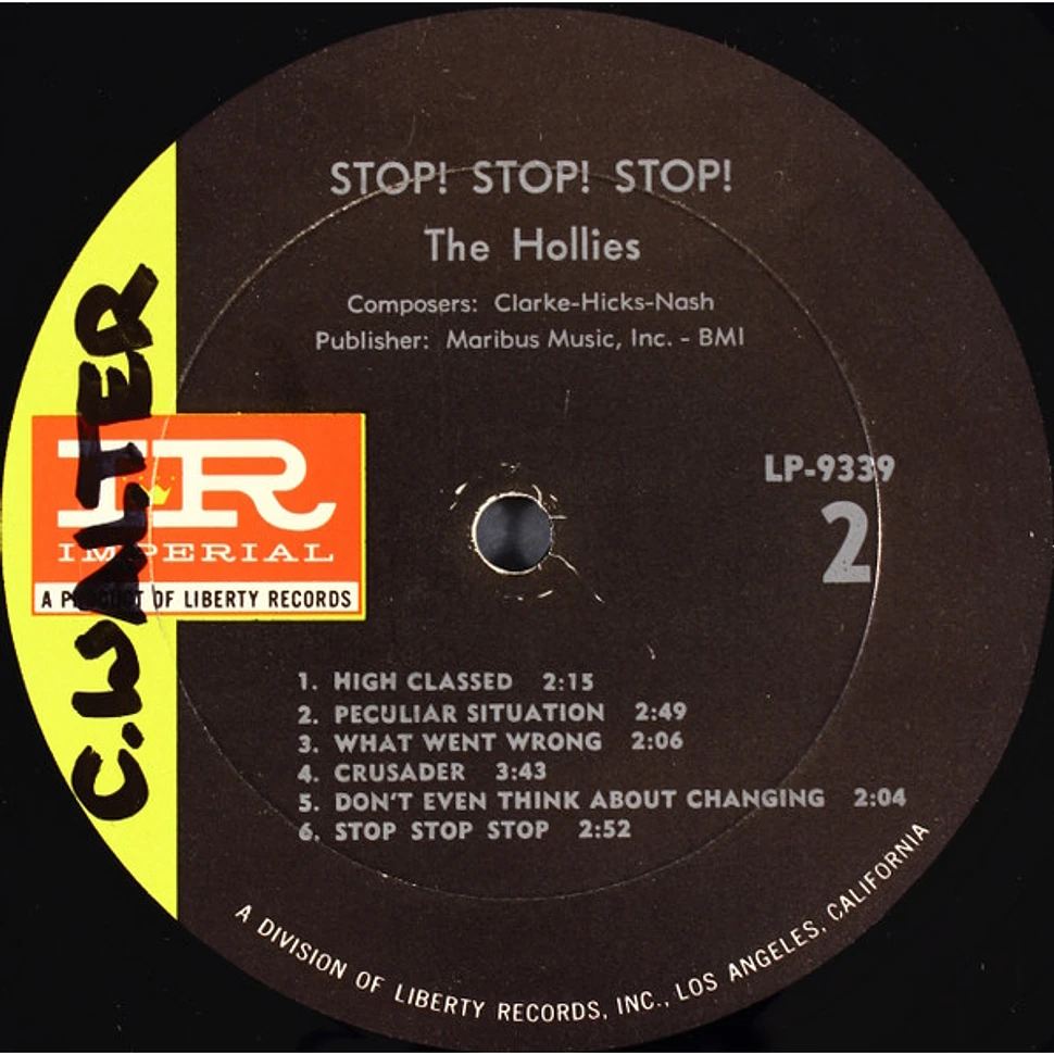 The Hollies - Stop! Stop! Stop!