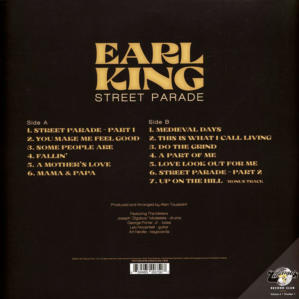 Earl King - Street Parade Orange Burst Vinyl Edition