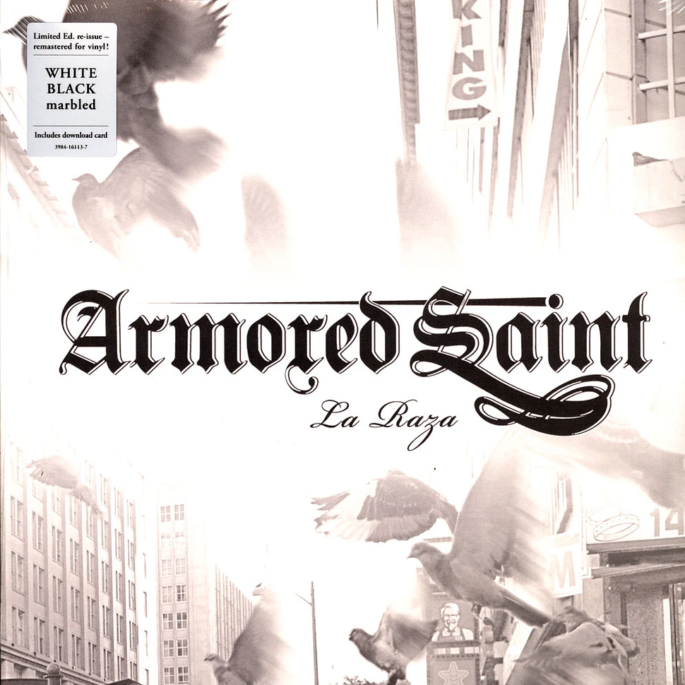 Armored Saint - La Raza Ri White Black Marbled Vinyl Edition