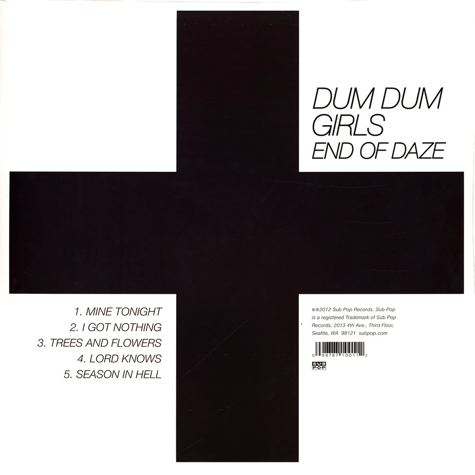 Dum Dum Girls - End Of Daze EP