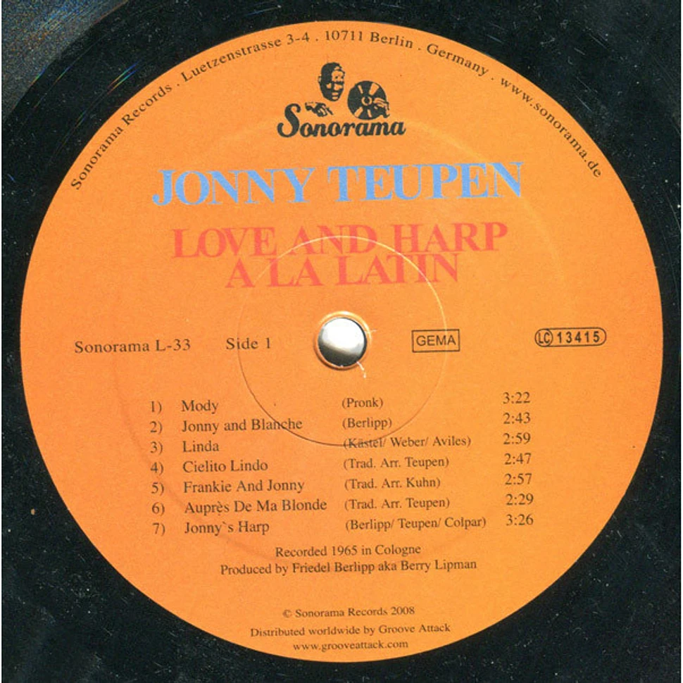 Jonny Teupen - Love And Harp A La Latin