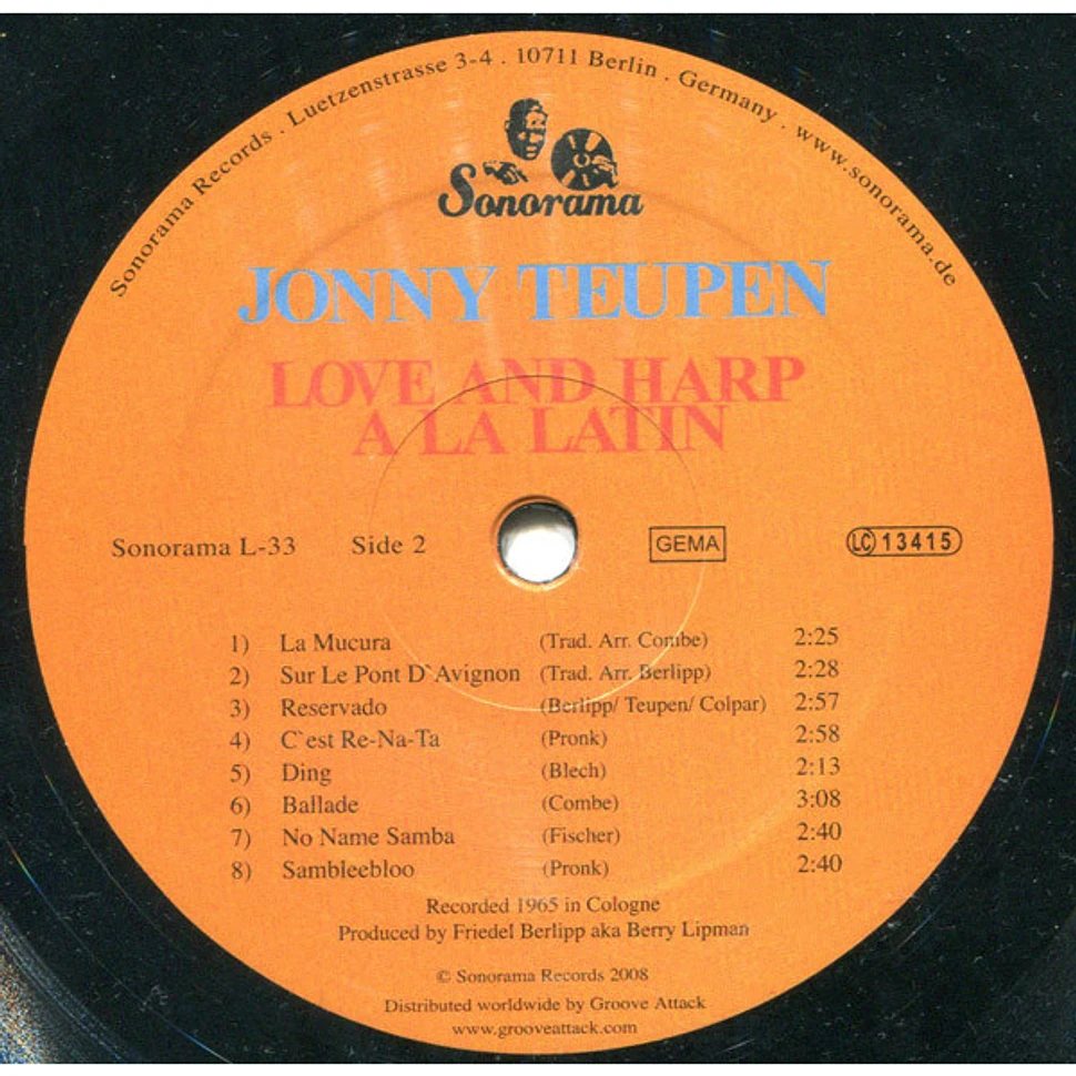 Jonny Teupen - Love And Harp A La Latin