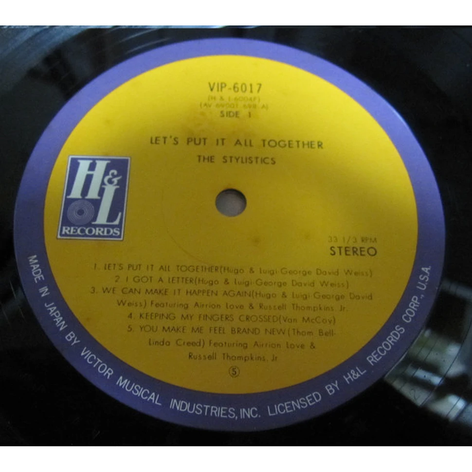 The Stylistics = The Stylistics - Let's Put It All Together