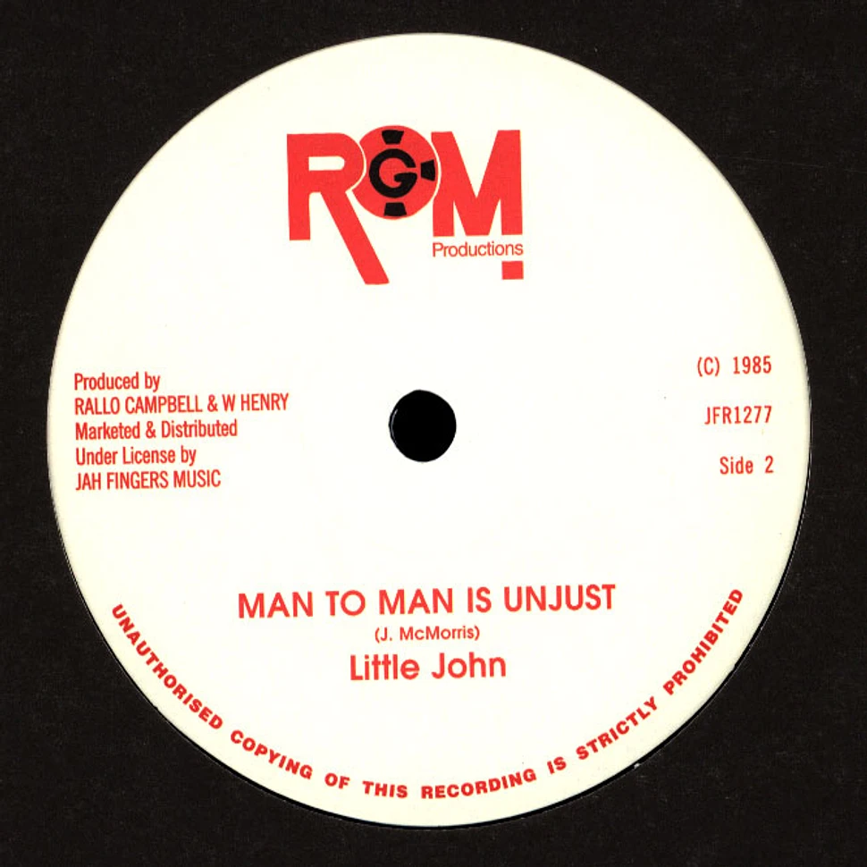 Freddie Mcgregor / Little John - Rock This Session / Man To Man Is Unjust