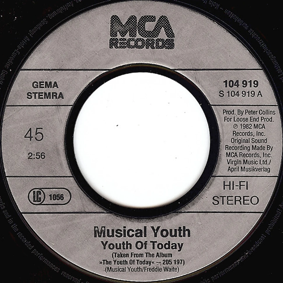 Musical Youth - Youth Of Today