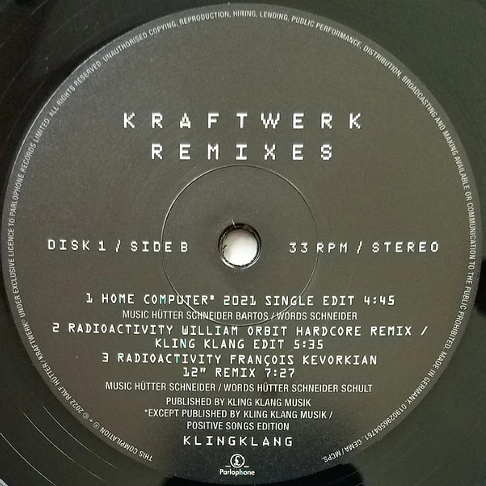 Kraftwerk - Remixes