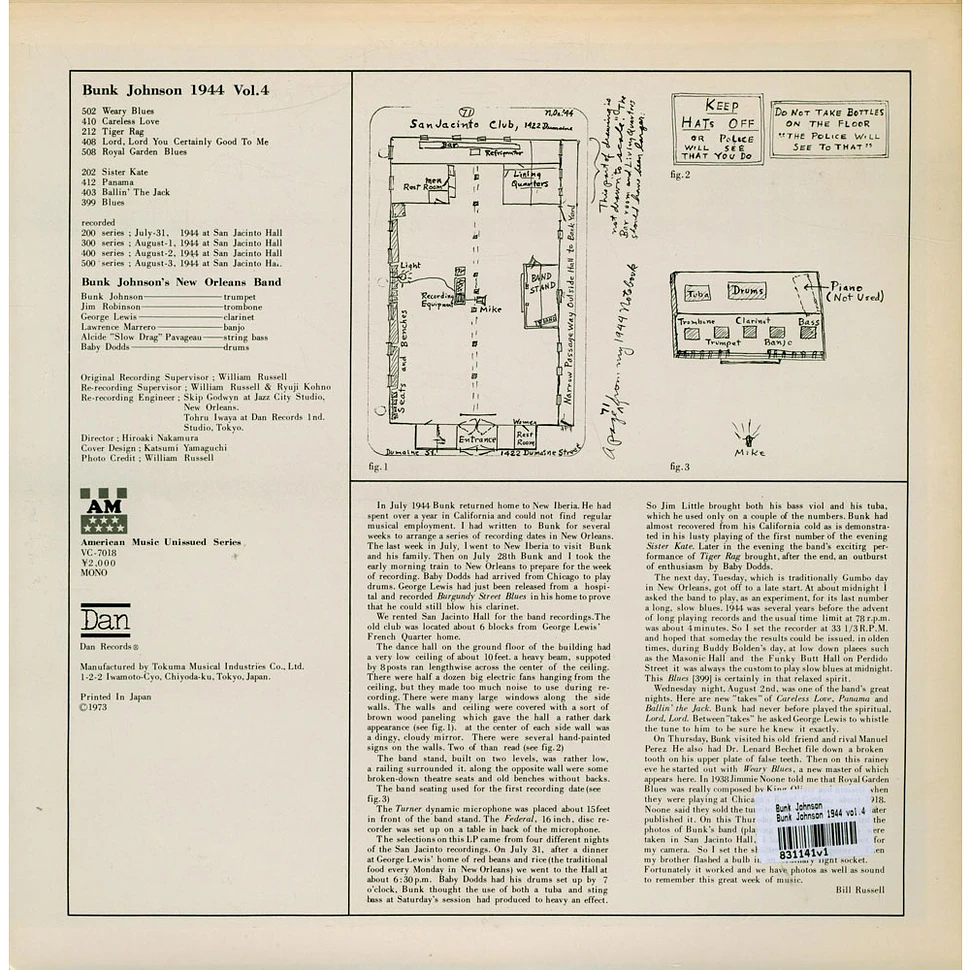 Bunk Johnson - Bunk Johnson 1944 vol.4