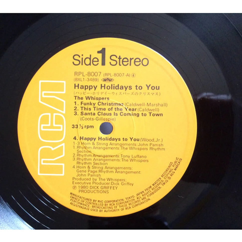 The Whispers - Happy Holidays To You