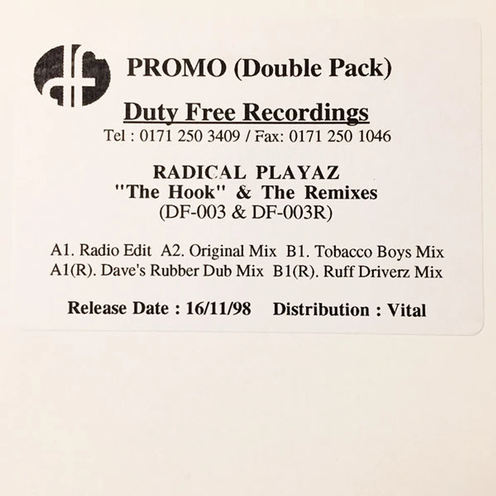 Radical Playaz - The Hook (Original + The Remixes)