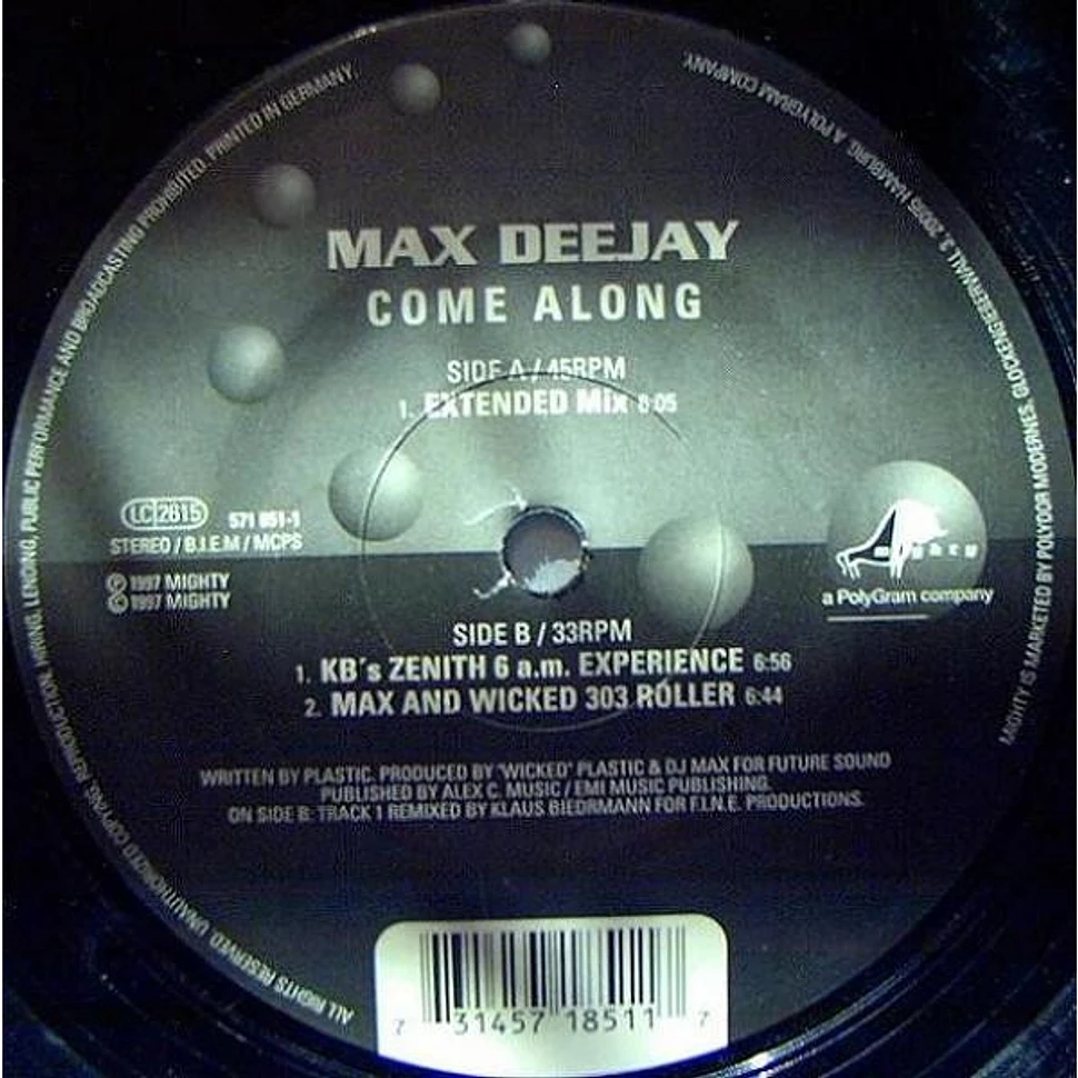 Max Deejay - Come Along