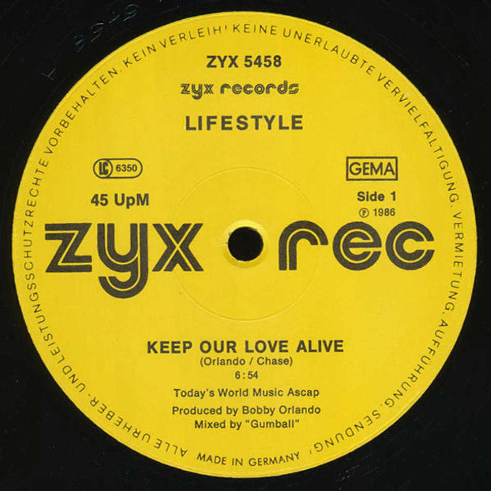 Lifestyle - Keep Our Love Alive