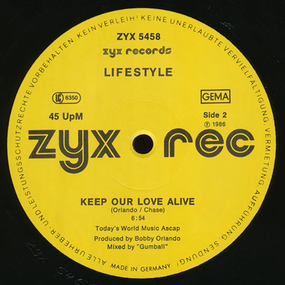 Lifestyle - Keep Our Love Alive