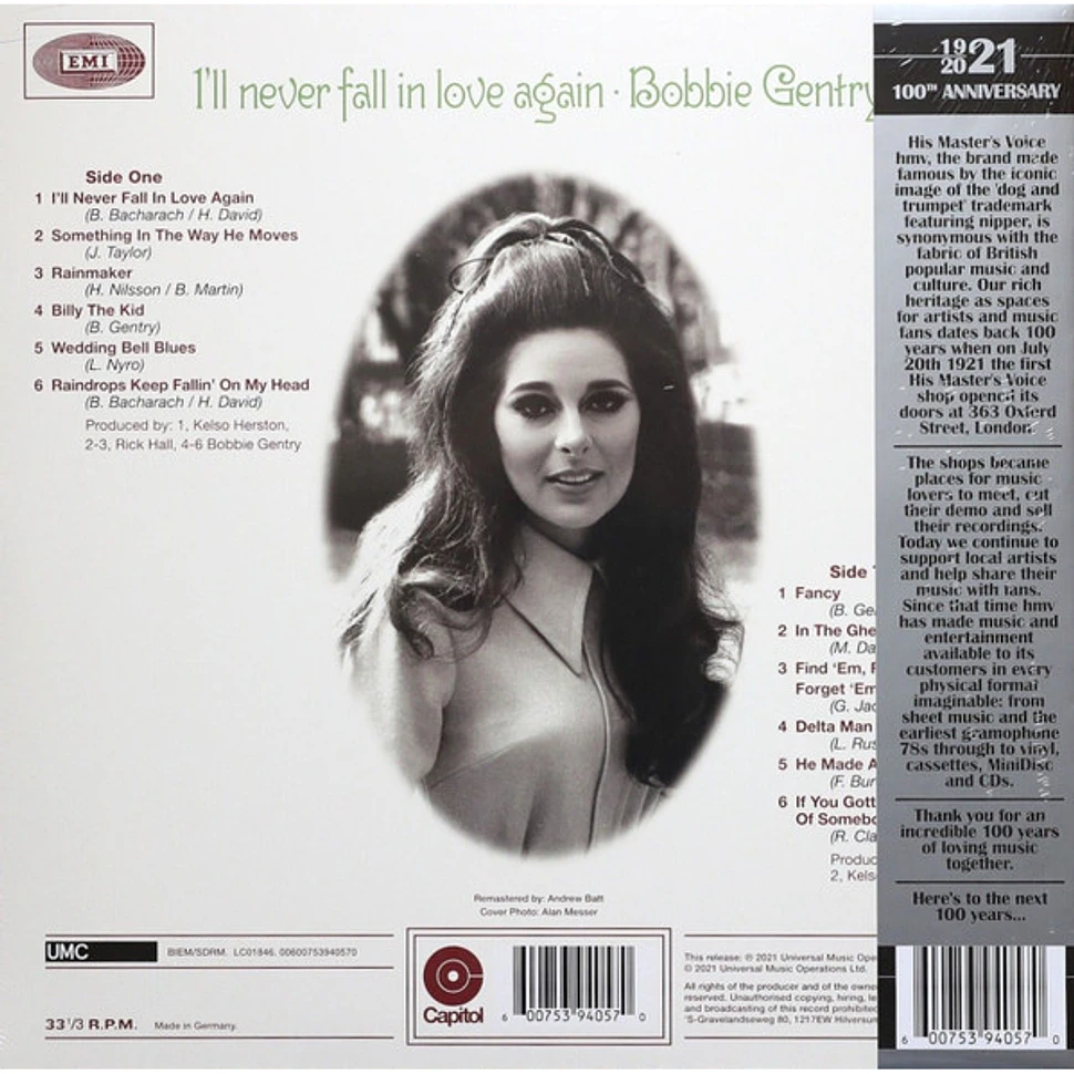 Bobbie Gentry - I'll Never Fall In Love Again