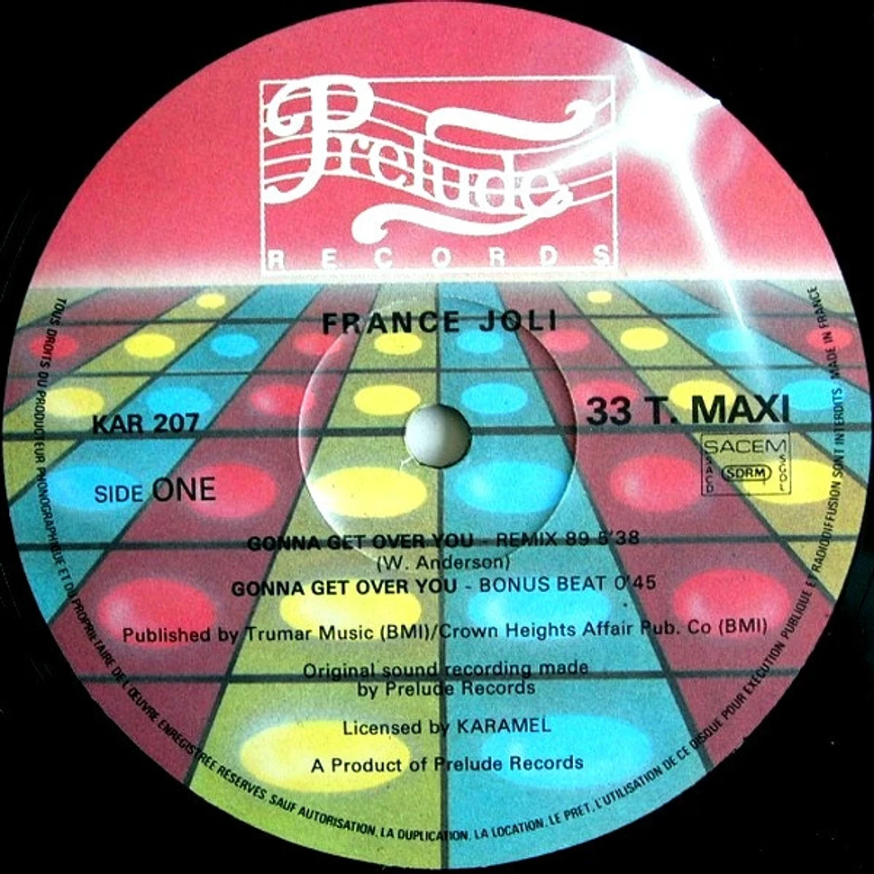 France Joli - Gonna Get Over You (Remix 89 By Raymond Cazaux)