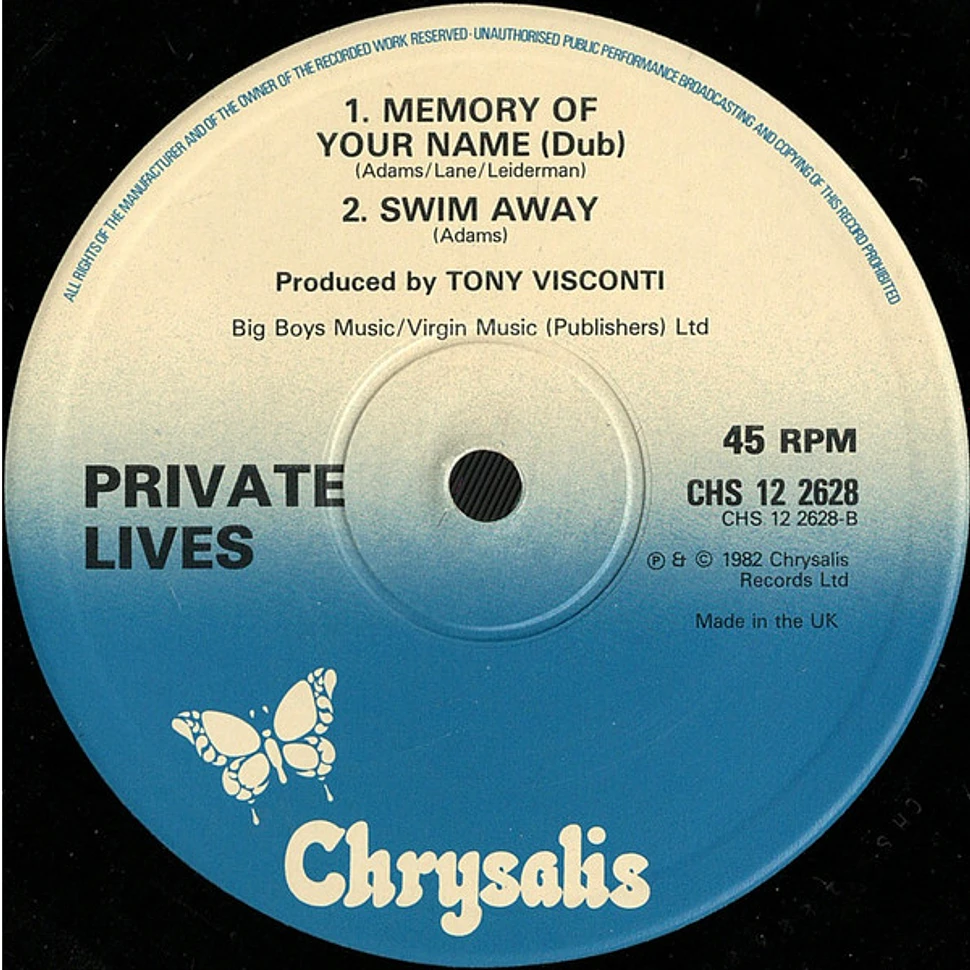 Private Lives - Memory Of Your Name