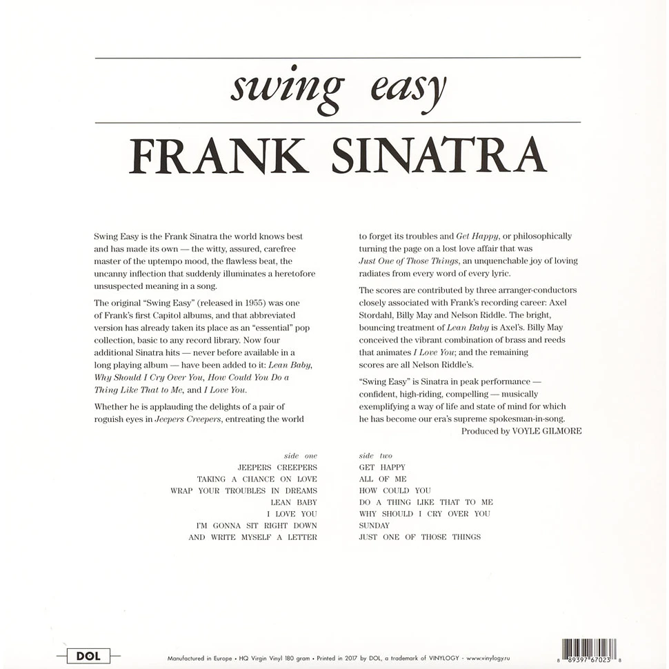 Frank Sinatra - Swing Easy Picture Disc Edition