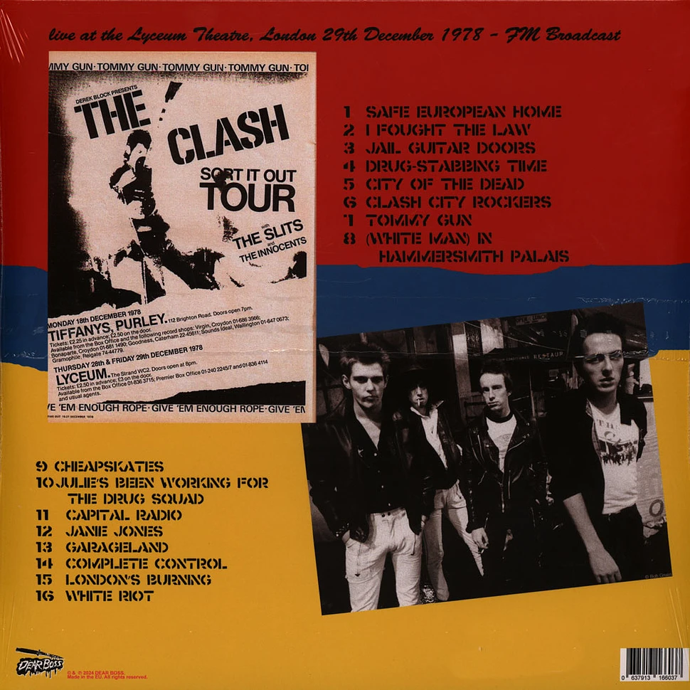 The Clash - Sort It Out: Live At The Lyceum Theatre, London 1978