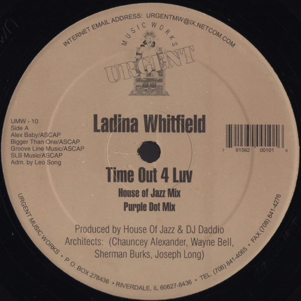 Ladina Whitfield - Time Out 4 Luv