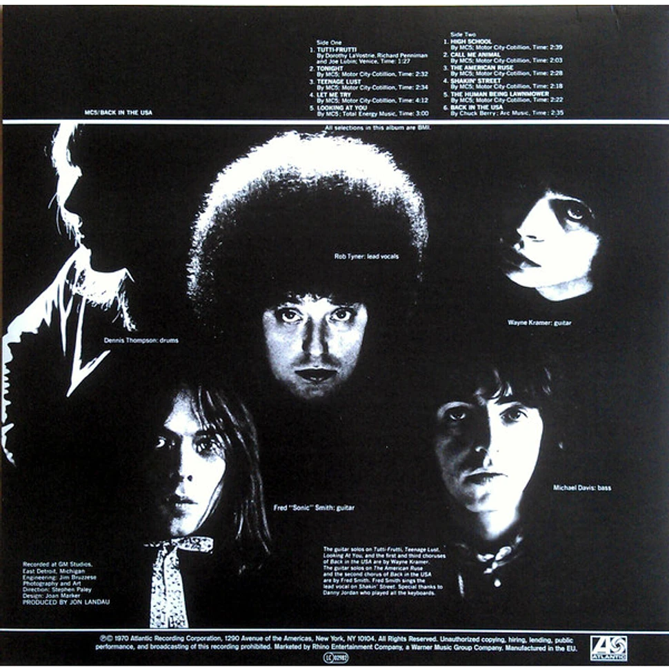 MC5 - Back In The USA