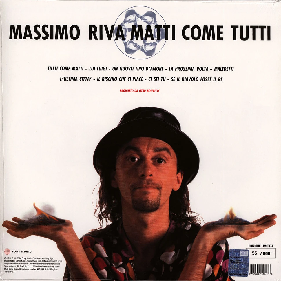 Massimo Riva - Matti Come Tutti Colored Vinyl Edition