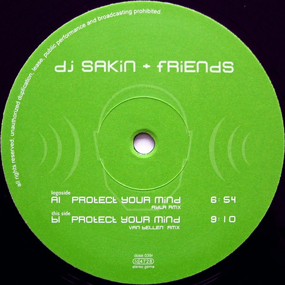 DJ Sakin & Friends - Protect Your Mind (Ayla + Van Bellen Remixes)