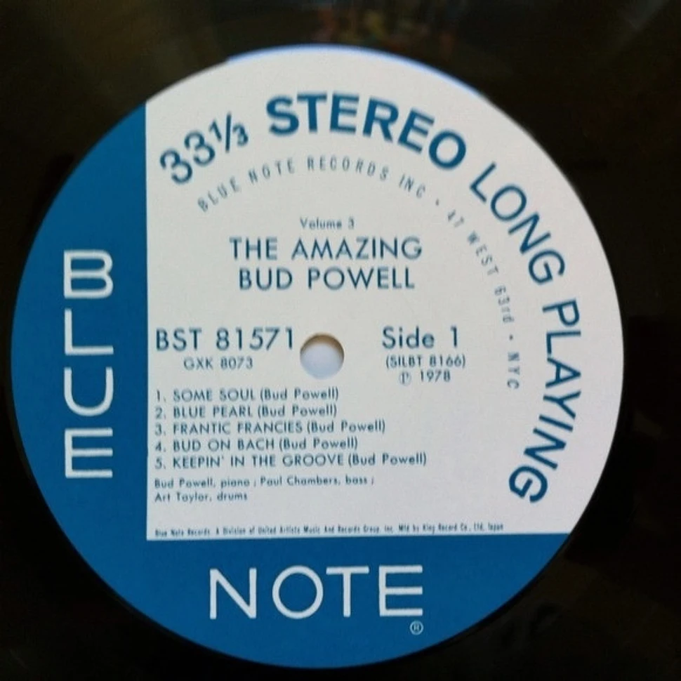 Bud Powell - The Amazing Bud Powell, Vol. 3 - Bud!