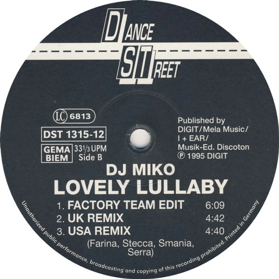 DJ Miko - Hot Stuff / Lovely Lullaby