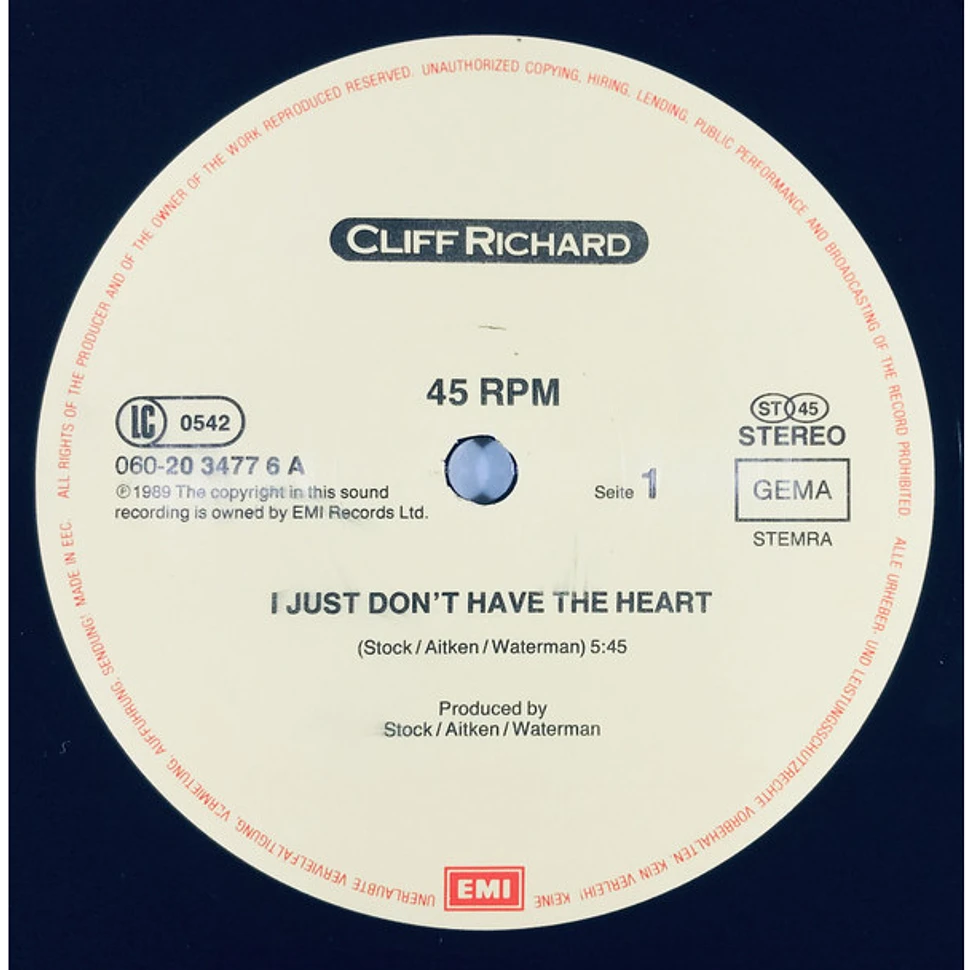 Cliff Richard - I Just Don't Have The Heart