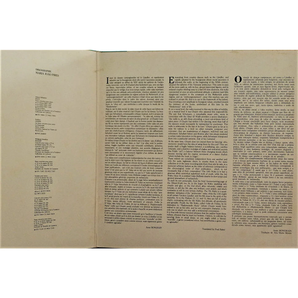 Frédéric Chopin - Maria-João Pires - Valses Numeros 1-14