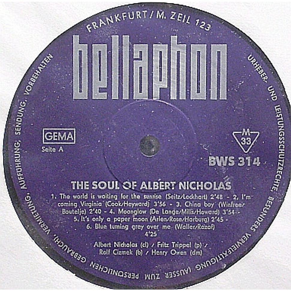 Albert Nicholas - The Soul Of Albert Nicholas