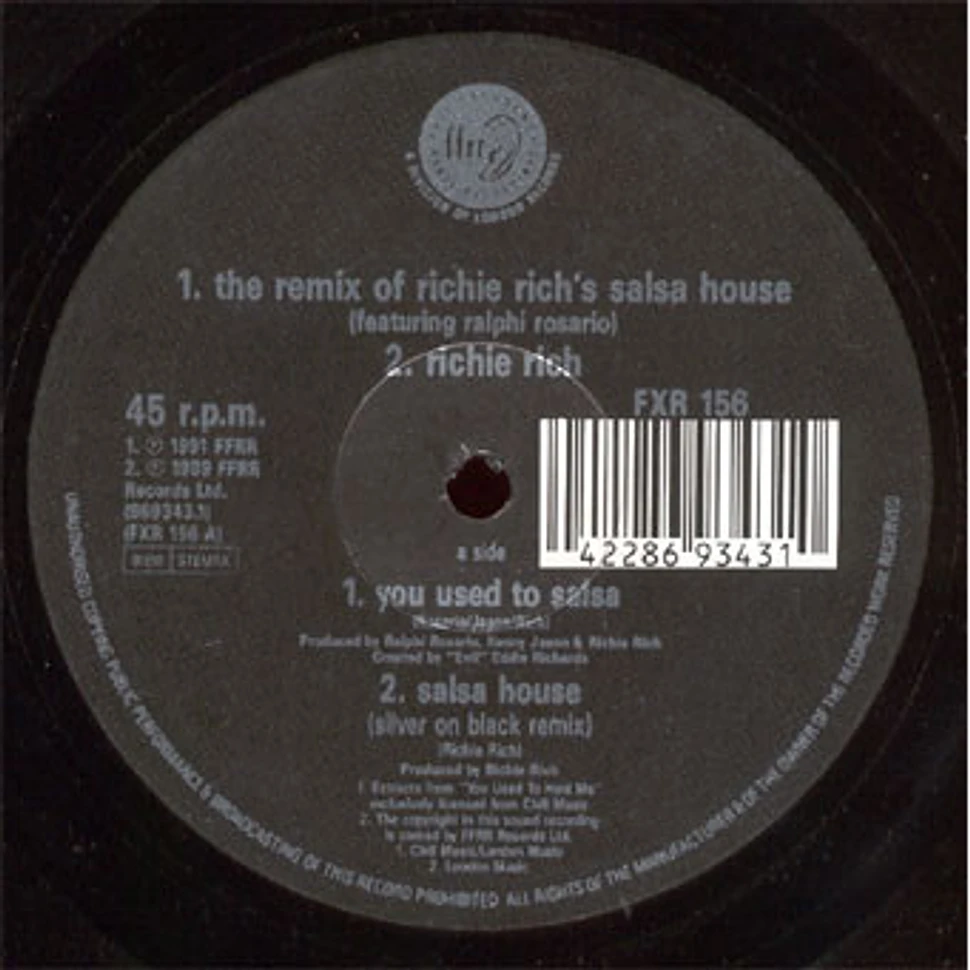 Richie Rich / Ralphi Rosario - The Remix Of Richie Rich's Salsa House (Remix)