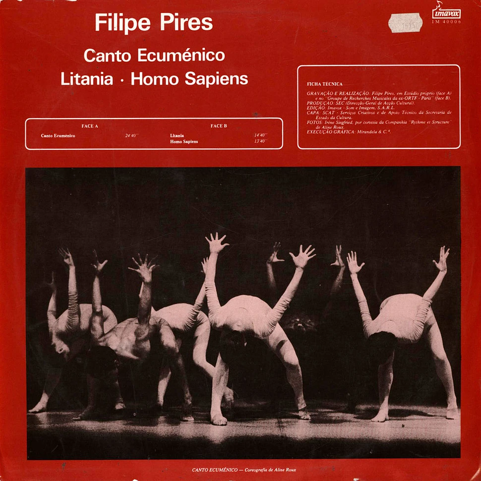 Filipe Pires - Canto Ecuménico / Litania / Homo Sapiens