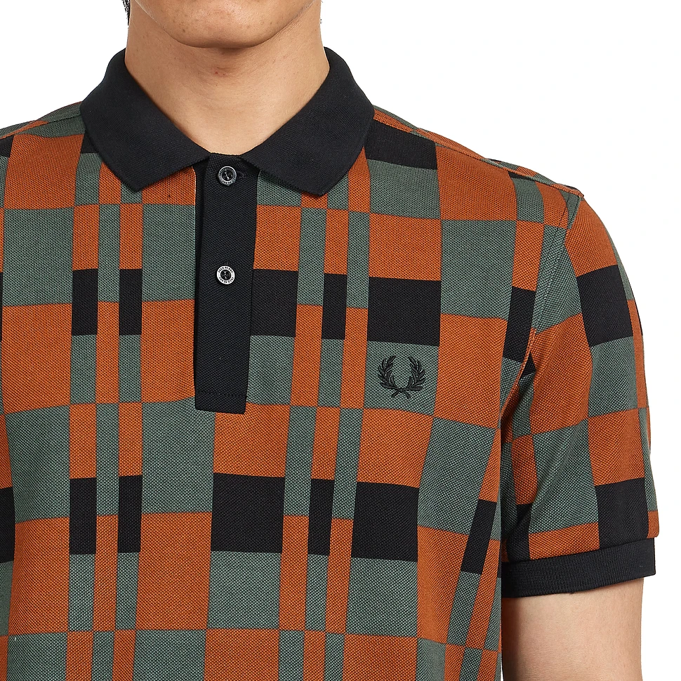 Fred Perry - Split Chequerboard Polo Shirt