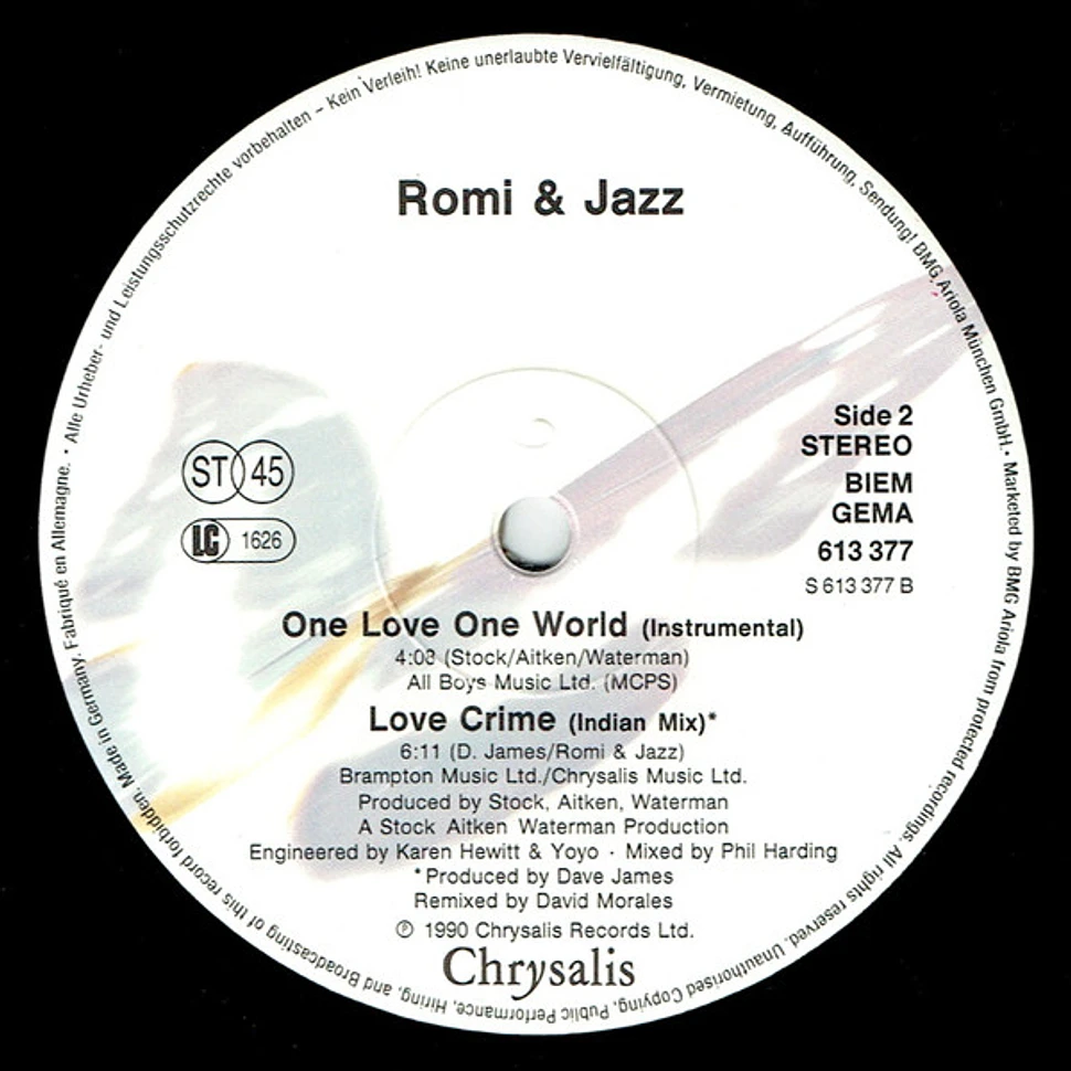 Romi & Jazz - One Love One World