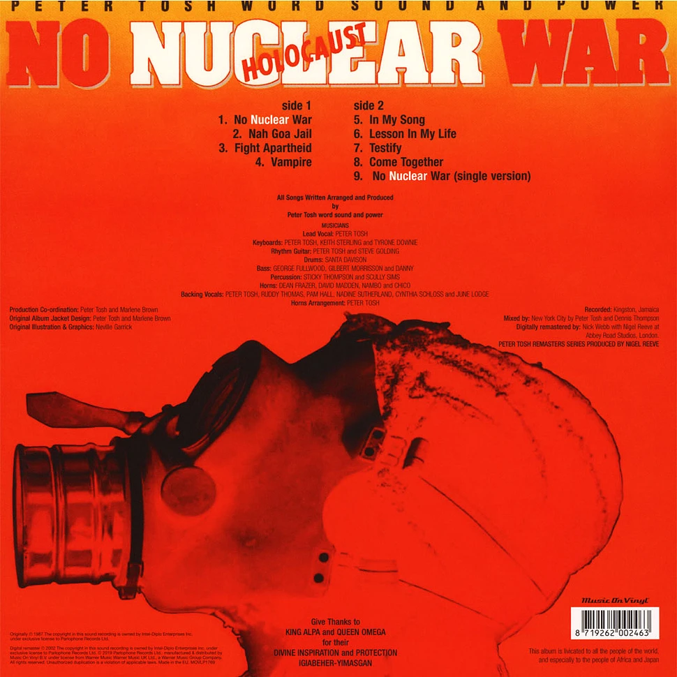 Peter Tosh - No Nuclear War