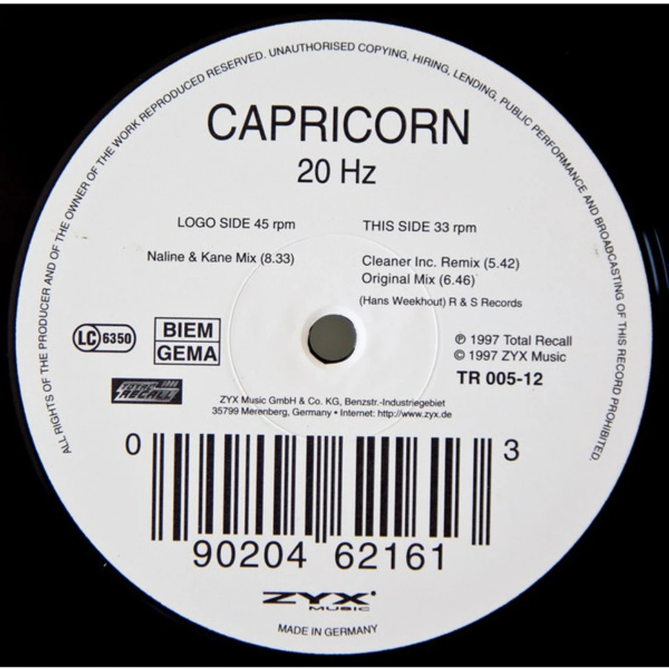 Capricorn - 20 Hz