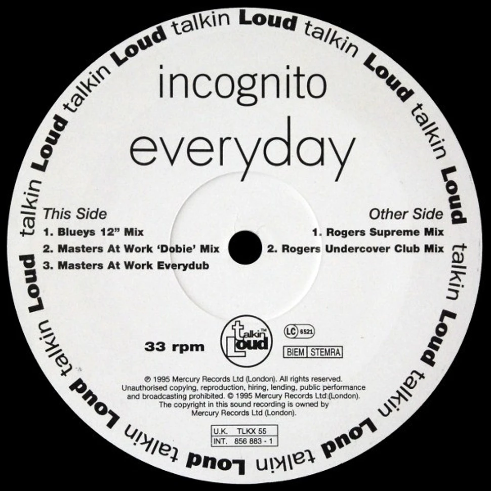 Incognito - Everyday