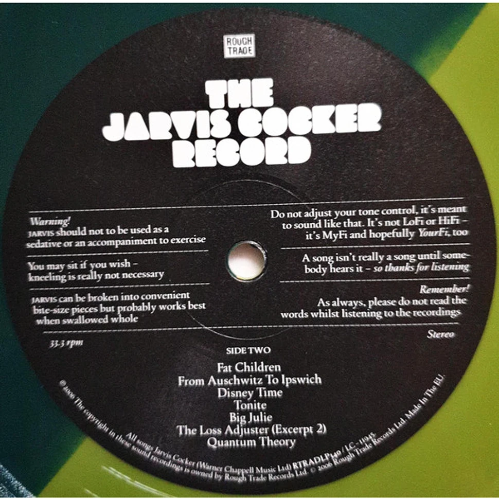 Jarvis Cocker - The Jarvis Cocker Record